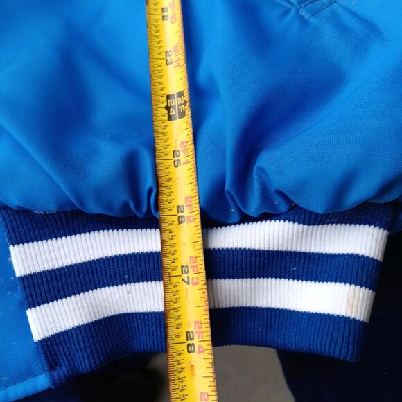 Birdie By Richard A. Leslie Vtg Quilted Blue Men's Bomber Jacket Large USA Water - Picture 5 of 7